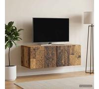 Meuble TV mural Bois d'ingénierie Rangement pour salon Étagère murale vidaXL vid