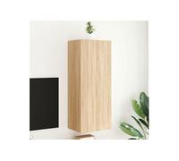 Meuble TV mural chêne sonoma 40,5x30x102 cm bois d'ingénierie 836933