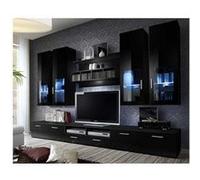 Meubles TV Paris Prix Meuble tv mural design lyra 300cm noir