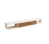 Meuble TV Mural Flottant, Meuble TV Discret De 39 Pouces, Meuble TV Minimaliste, Console TV Murale, Meuble TV Pas Cher, Meuble TV Mural, Meuble TV Discret avec Tiroir(140cm/55in)