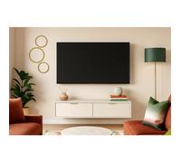Meuble TV mural Lexa 140 Blanc