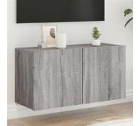 vidaXL Armoire TV murale Gris Sonoma 80x30x41 cm