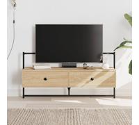 Vidaxl Meuble Tv Mural Chêne Sonoma 100,5x30x51 Cm Bois D'ingénierie Multicolore