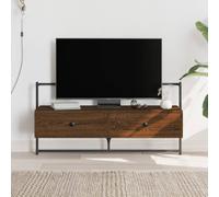 vidaXL Meuble TV mural 833457 chêne marron – bois d'ingénierie 60,5x30x51 cm