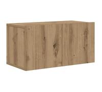 vidaXL Meuble TV Chêne Artisan Bois d'ingénierie Rectangulaire
