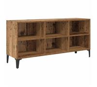 Meuble TV mural - vidaXL - Bois d'ingénierie - 69,5x30x50 cm - Marron - Étagères en planches - Design rustique