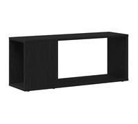 vidaXL Meuble TV mural 80×24×32 cm Chêne noir Bois d'ingénierie 1 étagère Style moderne