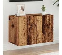 vidaXL Meuble TV mural Vieux bois 60x30x41 cm Marron