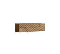 Meuble TV murale ""Switch"" en bois - Beige - L 120 x H 30 x P 40 cm