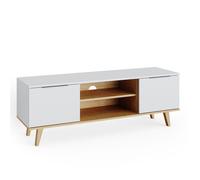Vicco Meuble TV Nautica, Blanc/Sonoma, 138 x 49 cm
