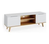 Vicco Meuble TV Nautica, Blanc/Sonoma, 138 x 49 cm