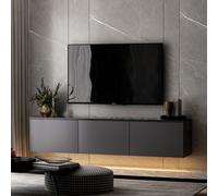 - Meuble TV suspendu en aggloméré Neon