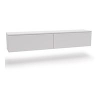 Meuble tv nicole 160 cm - blanc