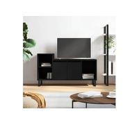 Meuble TV Noir 100x35x55 cm Bois d'ingénierie 831325