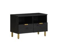 vidaXL Armoire TV noire 70x33x46 cm Bois composite