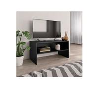 vidaXL Meuble TV Noir 80 x 40 x 40 cm Aggloméré