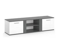 Vicco Meuble TV Novelli, Anthracite/Blanc, 40 x 41 cm