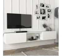 Meuble TV Paltamo 180 x 31 x 30 cm blanc