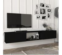 Meuble TV Paltamo 180 x 31 x 30 cm noir