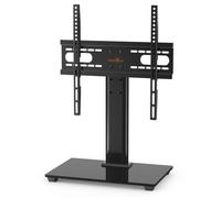 Meuble TV - Perlegear Support sur socle - Orientable - Inclinable - Pour écrans 23-55 pouces