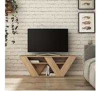 Calicosy Meuble TV PIPRALLA en chêne 110 x 30 x 40 cm