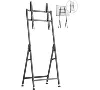 Meuble TV pliable - support tableau blanc - écran jusqu'à 55 pouces