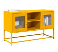 Meuble TV rose 100,5x39x60,5 cm acier support TV buffet TV vidaXL