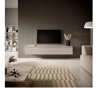 Meuble TV - SENEY - 175 cm - taupe (gris-beige)