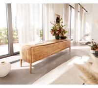 Meuble-TV Simcha 200 cm acacia naturel 4 portes