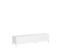 Meuble TV Solaria avec 1 porte abattante et 2 tiroirs, 160x42x40 cm