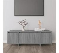 vidaXL Meuble TV Sonoma gris 120 × 30 × 40.5 cm Aggloméré