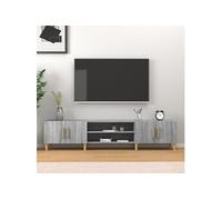 Meuble TV sonoma gris 180x31,5x40 cm bois d ingénierie
