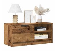 Meuble TV Sonoma Gris 80x35x36,5 cm Bois d'Ingénierie Armoire Basse vidaXL