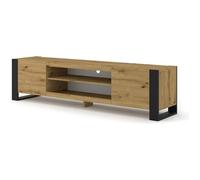 Meuble TV sous main universel Mondi 188 Salon Hi-Fi Commode Table chêne artisan