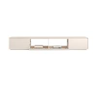 Meuble TV Style Nordique Salon Simple Maison Double Porte Meuble TV Meuble TV sur Pied Console multimédia(S-220cm)