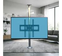 Meuble TV - Support De Plancher - Cadre Rotatif De Séparation, Support Au Sol pour Téléviseur LCD À Cadre Rotatif À 360 Degrés, Support TV Inclinable Et Pivotant(66-82cm)