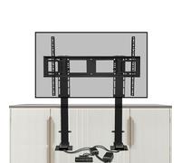 Meuble TV - Support de télévision électrique sur Pied, avec télécommande et Fonction mémoire, pour téléviseurs de 55 à 100 Pouces, entraxe des Trous de Fixation Compris Entre 960 et 600 mm