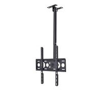 Meuble TV - Support Mural Et De Plafond Réglable pour Téléviseur, Support Inclinable Et Rotatif À 360°, Compatible avec La Plupart des Écrans LCD De 32 À 55 Pouces(2m)