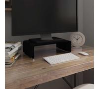 Meuble TV Support pour Moniteur Réhausseur Écran Ordinateur Verre Vert vidaXL