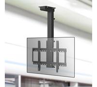 Meuble TV - Support TV électrique réglable au Plafond - Compatible avec Les Supports TV motorisés de 32 à 75 Pouces, avec Rotation Manuelle à 360° et télécommande