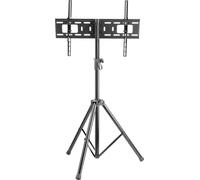 Meuble TV - Support TV - trépied - design industriel - réglable en hauteur jusqu'à 188 cm