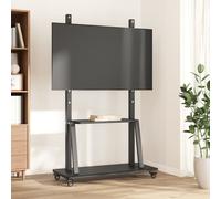 vidaXL Meuble TV sur roulettes - Support montage TV pour écran 32-90 pouces VESA Gris