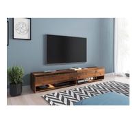 Meuble TV suspendu Lowboard A - 180 cm - Style Ancien - Sans LED - Élégance classique pour votre espace de vie, Banc TV, Table TV