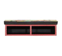 vidaXL Meuble TV suspendu multicolore 80 x 30 x 22 cm en bois d'ingénierie