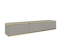 Meuble TV Suspendu Or 175 cm, Style Moderne - Différentes Couleurs