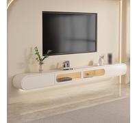 Meuble Tv Suspendu Tv Blanc Meuble Tv Mural Grand Tv Ensemble Meuble Tv Meuble Tele Bois Meuble De Television Salon Meuble Tv D'angle Meuble Tele Noir Meuble Tele Chambre Table De Television Salon(B)