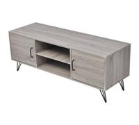 Meuble TV Table basse Meuble pour télévision 120 x 40 x 45 cm Gris vidaXL