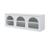 Meuble TV Trorhun 140 x 38 x 48 cm blanc