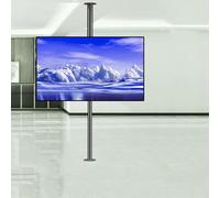 Meuble TV - TV LCD 360 Degrés Cadre Rotatif Support De Sol Cloison De Séparation Support Rotatif Meuble TV Rotatif Base, Support De Plafond TV Pivotant À Inclinaison Réglable(170-205cm)