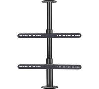 Meuble TV Universel, Chariot TV Mobile - Support pivotant Horizontal et Vertical for écran d'ordinateur TV, Chariot Mobile sur Pied, Supports de conférence vidéo en Direct